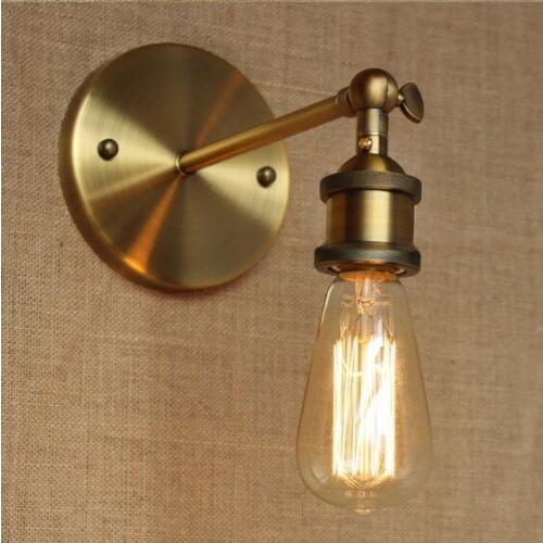 America Loft Industrial Vintage Wall Lamp Lights For Home Brass Retro Edison Wall Sconce Stair Light Arandela