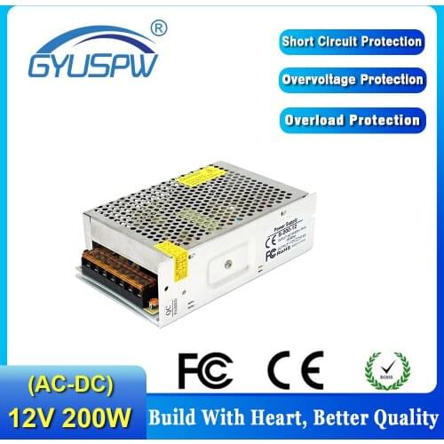 Power Supply DC 12V 15V 18V 24V 36V 48V 48W 60W 72W 100W 120W 150W 180W 200W DC12V Lighting Transformer For Led Strip Lamp CCTV