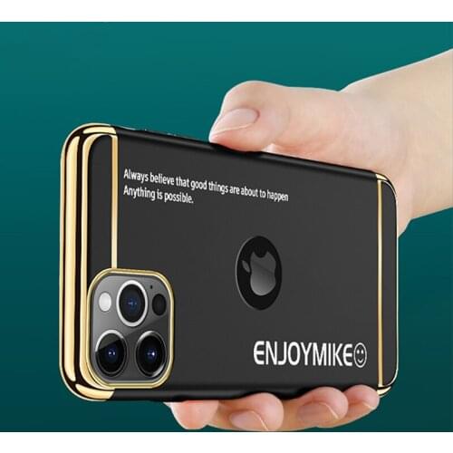 Matte PC Phone Case For iPhone 11 12 Pro Max X XR XS Max Luxury Hard 3 in1 Cover Case For iPhone 7 8 6 6S Plus SE 2020 Coque