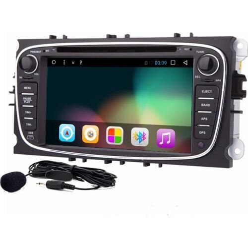 Quad Core CPU Cortex A9 1.6GHz Android 9.01 PC Car DVD Player For Ford Focus Smax Mondeo with GPS Navigation Radio Stereo Canbus