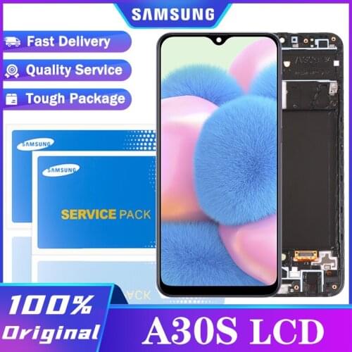 10 Pcs/Lot Super AMOLED For Samsung Galaxy A30S A307F A307 A307FN LCD Touch Screen Digitizer Display Assembly Parts A307 LCD