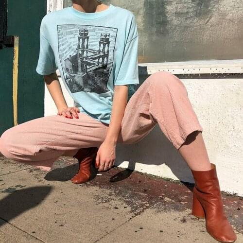 Y2k t shirt women Cotton tshirts short sleeve ropa mujer summer tops Abstract pattern streetwear shirts