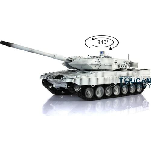 2.4Ghz Henglong 1/16 Scale TK7.0 Plastic Ver Leopard2A6 RTR RC Tank Model 3889 TH17619