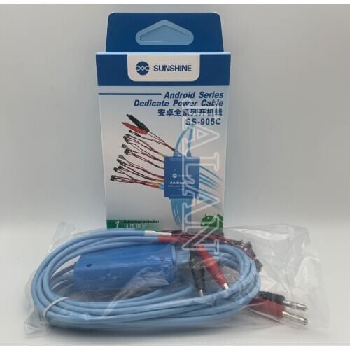 SUNSHINE SS-905C Dedicate Power Cable On/off Boot activation test line for Android for HUAWEI Type C for Samsung detection tool