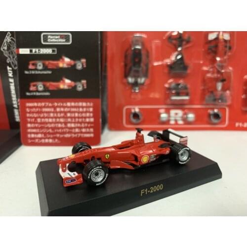 1/64 KYOSHO FERRARI F1-2000 Barrichello No. 4 Formula 1 F1 RACING Collection die-cast alloy assemble car decoration model toys