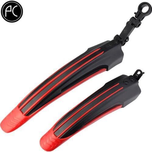 PCycling Bike Fender Bicycle Road Front Rear Mudguard Fender Mud Guard Cycling Accessories 1 Pair Extended Edition 7 Colors