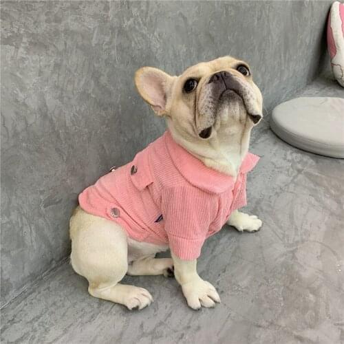 French Bulldog Dog Clothes Winter Pug Coat Jacket Outfit Warm Pet Clothing for Dog Costume Poodle Pomeranian Corgi Apparel XXL