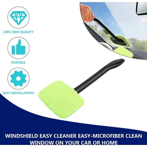 2019 Portable Plastic Windshield Easy Cleaner Easy-microfiber Clean Window On Your Car Or Home Washable Fast Easy Shine Handy