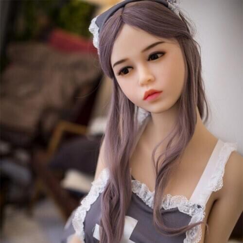 Sex toys for men masturbating 158cm silicone head Implant Hair Solid Real Silicone Sex Doll Life Size Japanese Sexy For Men