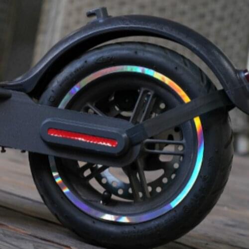 Scooter Wheel Hubs Protective Reflective Sticker For Xiaomi Mijia M365 Pro PRO2 Electric Scooter For M365 Scooter Parts