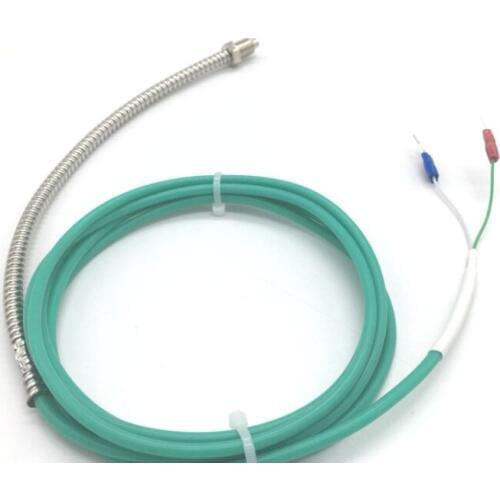 Hard Fold Silicone M6 M8 Screw K Type Thermocouple Temperature Measurement Wire Temperature Sensor Wire Silicone Thermocouple