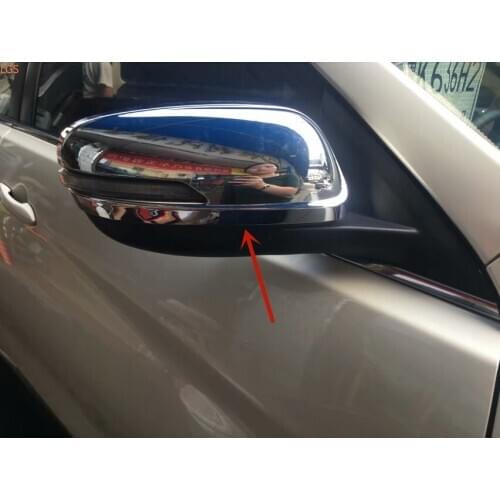 For Venucia T90 2017-2020 High-quality ABS Chrome rearview mirror decoration cover anti-rub protection car accessories