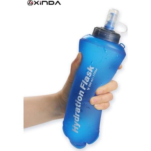 Xinda Outdoor Sports Portable Plastic Water Bag Folding Silicone Soft Water Bag Water Bladder Cycling Running Mountaineering