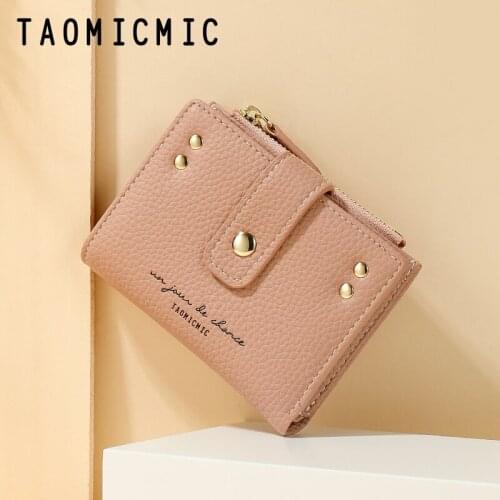 Women Wallet New Korean Zipper Coin Purse Mini Short Wallet Card Holder PU Leather Designer Wallet Porte Monnaie Femme Billetera