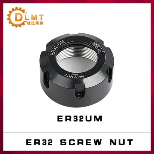 1PC ER32 Nut ER Spring Collet Chuck Nuts ER32UM Type Lathe Milling Machine High Speed Toolholder CNC Machining Center