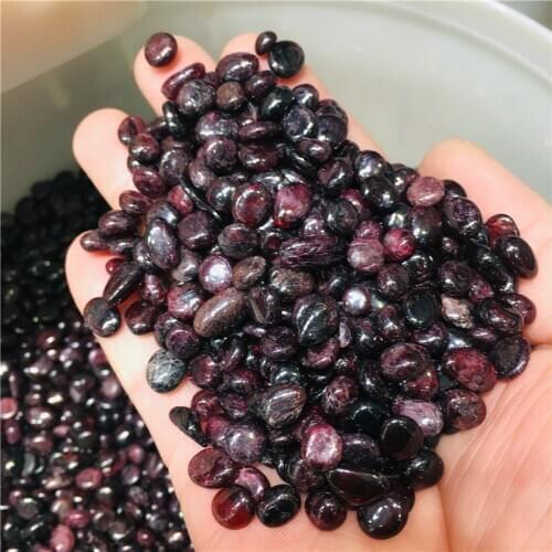 100g rolling gem natural rock mineral gemstone garnet crystals are used to heal chakras