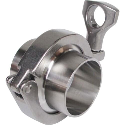 1.5'' 2'' 3'' 3.5'' 4'' 5'' 6'' 8'' Sanitary Pipe Weld Ferrule + Tri Clamp + Silicone Gasket Stainless Steel 304