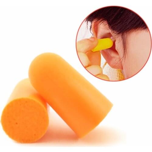 5pair/lot Ear Plugs Workplace Safety Supplies Soft Foam Sleep Learning Hunting Soundproof Anti Noise Ear Protectors Earmuffs