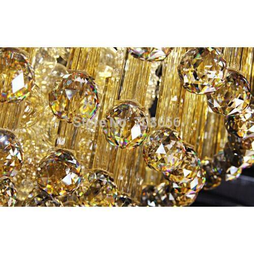 50pcs 40MM CHAMPAGNE GLASS CRYSTAL BALL CHANDELIER PRISM PENDANT DROPS