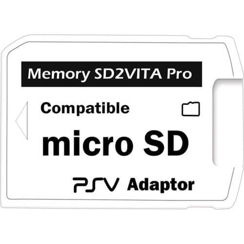 Dropshipping microSD Card Adapter V5.0 For SD2VITA PSVita PS Vita SD Game Card 1000/2000 10PCS Slot Adapter For Sony Adapter
