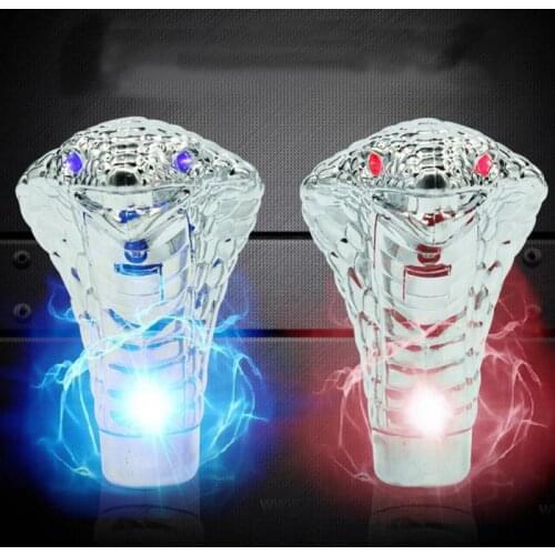 1PC Car Gear Shift Knobs Cobras Snake Head Gear Manual Transmission Gear Shift Knob Shifter Lever Car Modified Manual Gear Head