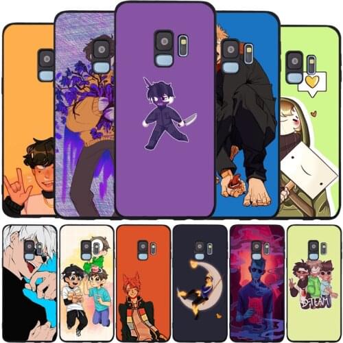 Dream Smp Black Silicone Phone Case For Samsung S21 S20 A11 S10 S10E S9 S8 Plus Lite Note10 Note20 Ultra TPU Cover