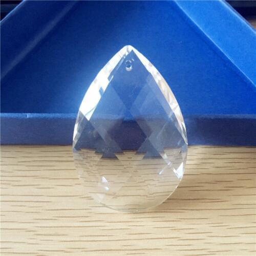 76mm Transparent Machine Cut Crystal Chandelier Parts for Large Luxury Hotel Lamp Decoration