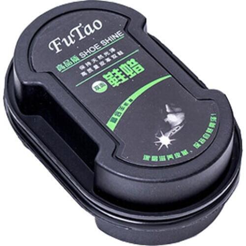 Home double-sided leather shoe polish Shing colorless wax brushing sponge shoe polishing tool