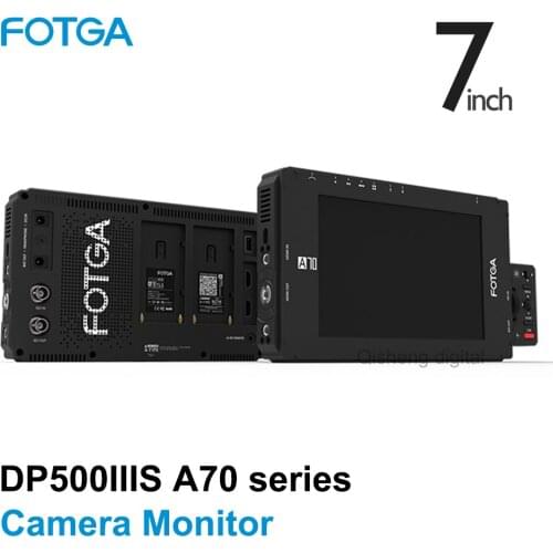 FOTGA DP500IIIS A70 A70T A70TL A70TLS On Camera Field Monitor 7 inch 3D LUT FHD Touch Screen 4K Support HDMI/SDI JTZlink Monitor