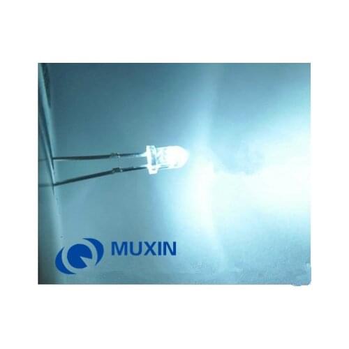 Hot Sale 500pcs/lot 3mm White Ultra Bright LED Light Lamp Emitting Diode F3 Diodes High Quality Free Shipping