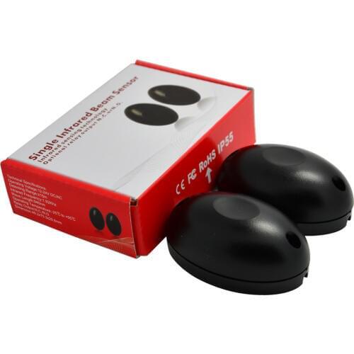 2 PCS Outdoor Active Infrared detector Hidden alarm Home security output NC NO signal blocking IR Single beam sensor waterproof