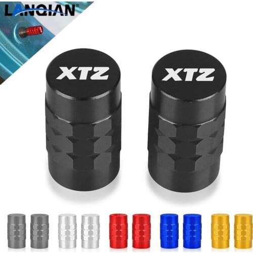 With Logo "XTZ" For YAMAHA XTZ125 XTZ250 XTZ660 XTZ750 XTZ1200 SUPERTENERE TENERE Wheel Tire Valve stem caps Cover