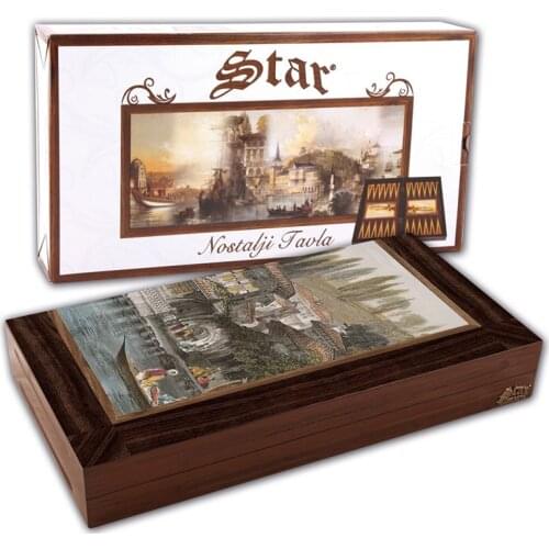 Nostalgia Mansions In The Bosphorus Patterned Set Trendy Family Board Games Very Special Gift Woman Man New Home Best Quality