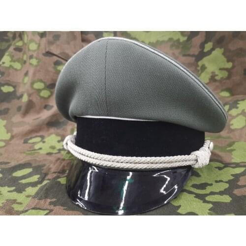 WW2 E.M.D German hat Twill Wool Silver pipe