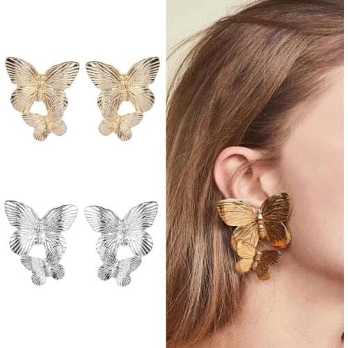 New Fashion Exaggerated Butterfly Earrings