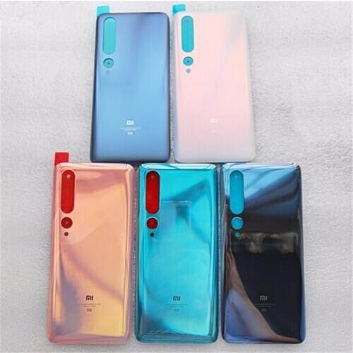 Original Glass For Xiaomi M10 Pro Battery Cover Case Spare Parts For Xiaomi M10 Mi 10 Battery Back Cover Door Phone Housing Case