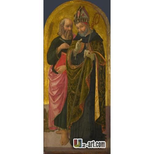 Canvas Prints (Zanobi Machiavelli ) wholesale fine art painting printing canvas for church Religion-274 (16*36 inch)