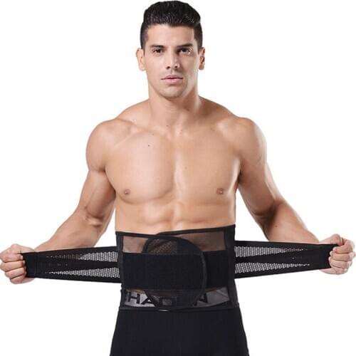 Abdominal Slim Belt Mens Waist Corset Belt Breathable Steel Bone Waist Trainer Weightloss Shapewear Tightening Corsets Belts