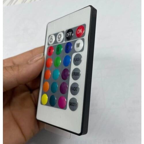 24-key RGB Remote Control Floodlight Infrared Remote Control LED Solar Street Light Timing Remote Control 6 Keys