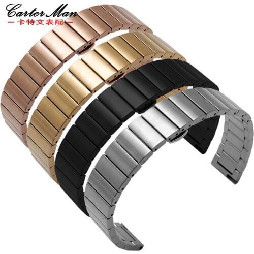 Stainless steel watchband for galaxy watch active2/1 Samsung gear s3/S2/sport s4 gear s3/S2/sport s4 Quick release steel straps