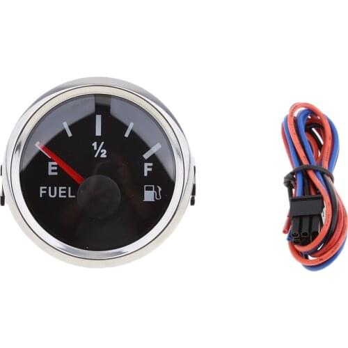 52mm Marine Outdoor Waterproof Chrome Oil Pressure Meter Gauge