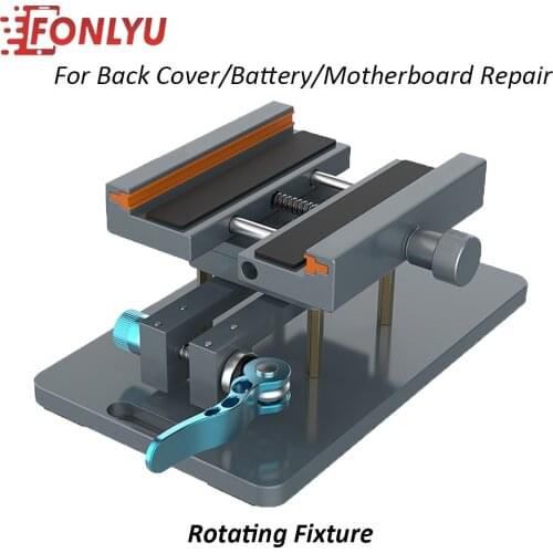 Universal Rotatable Holder Fixture For iPhone X 11 12 Pro Max Broken Back Rear Glass Housing Motherboard Battery Repair Tool