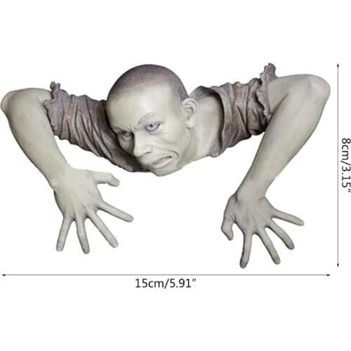 Horror Creepy Corpse Crawling Zombie Garden Statue Halloween Decoration Haunted House Supplies Outdoor Garden Decorations