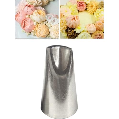 #120 Rose Petal Tulip Nozzles Icing Piping Pastry Tips Fondant Baking Tools Cake Cream Decorating