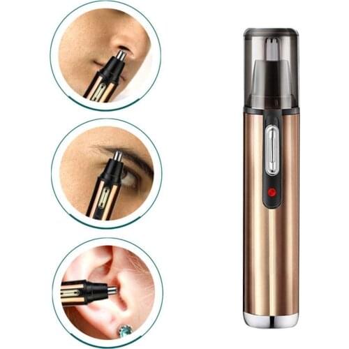1G Electric Shaving Nose Ear Trimmer Safety Face Care Nose Hair Trimmer for Men Shaving Hair Removal Razor Beard Cleaning Machin