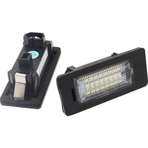 2Pcs Canbus Led Number Plate For BMW Number License Plate Light Lamp white For BMW E39 M5 E70 E71 X5 X6 M5 E90 E92 E93 M3