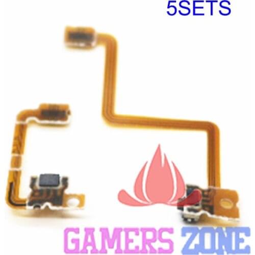 5SETS L/R Shoulder Button with Flex Cable for Nintendo 3DS Repair Left Right Switch