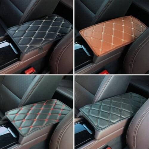 Car PU Armrest Box leather Cover Armrest Mat Cushion FOR Peugeot 206 207 208 301 307 308 408 407 508 2008 3008 4008