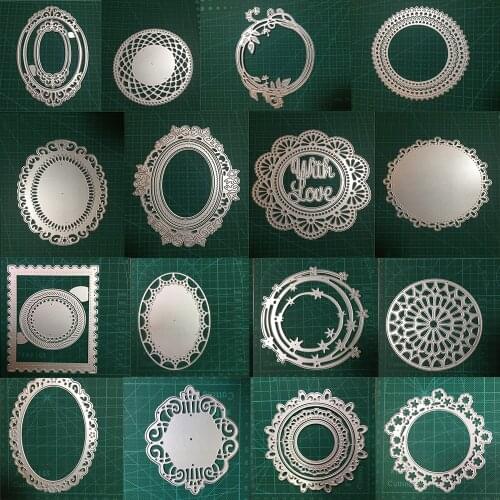 Basic frame flowers Series 2021 New Metal Cutting Dies for Card Making Dies Scrapbooking DIY Paper Craft Dies Embossing Die Cut