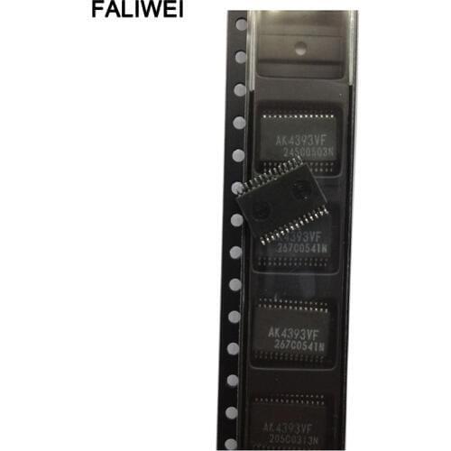 Free Shipping 10pcs/ lot AK4393VF AK4393V AK4393 4393VF 4393 24BIT 28VSOP